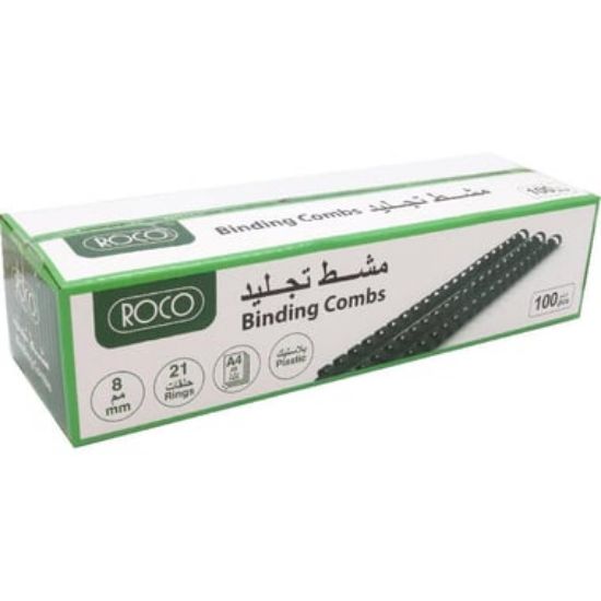 صورة روكو مشط حلزوني للملازم، 8‎ mm، بلاستيك، A4، اسود