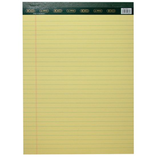 Picture of WRITING PAD YELLOW A4 SIZE 40 SHTS , BIG