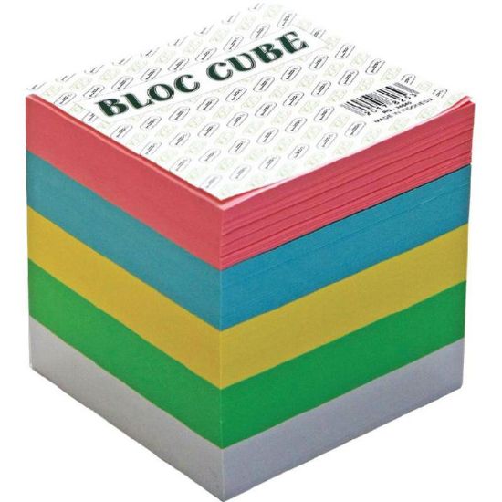 Picture of PAPER BLOCK CUBE 9X9CM ASST COLOR
