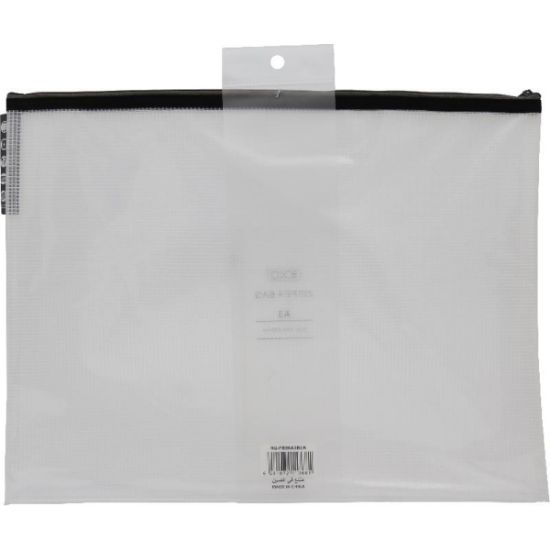 Picture of BAG MESH ZIPPER A3 BLACK