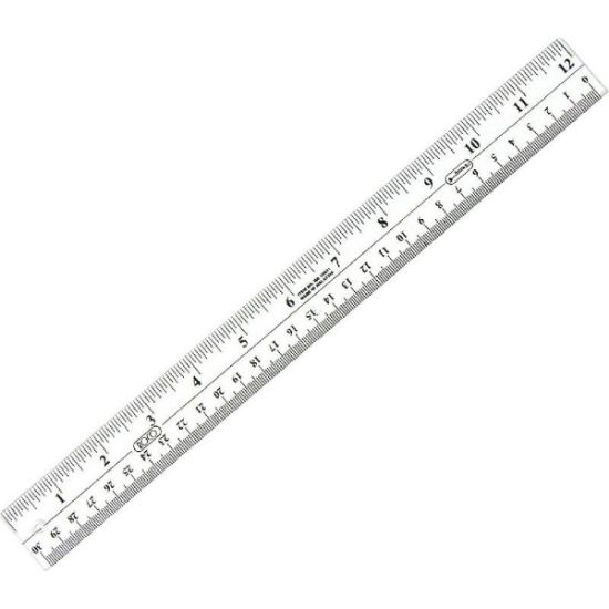 Picture of RULER PLASTIC CLEAR 30CM