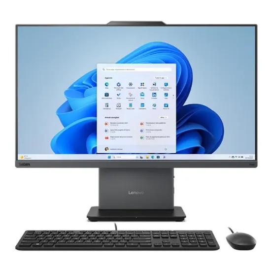 Picture of Lenovo Desktop AIO Neo 50a-24 G5 with Intel Core i7-13620H, 16GB RAM, 512GB SSD, 23.8" Multi-Touch FHD Display, Intel AX201 Wi-Fi, 5MP Camera, No OS - Luna Grey