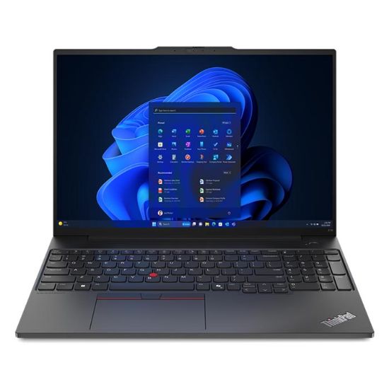 صورة لينوفو ثينك باد E16 بمعالج Intel Core U7-155H، 16 جيجابايت ذاكرة، 512 جيجابايت SSD، شاشة 16 بوصة WUXGA، كاميرا FHD IR