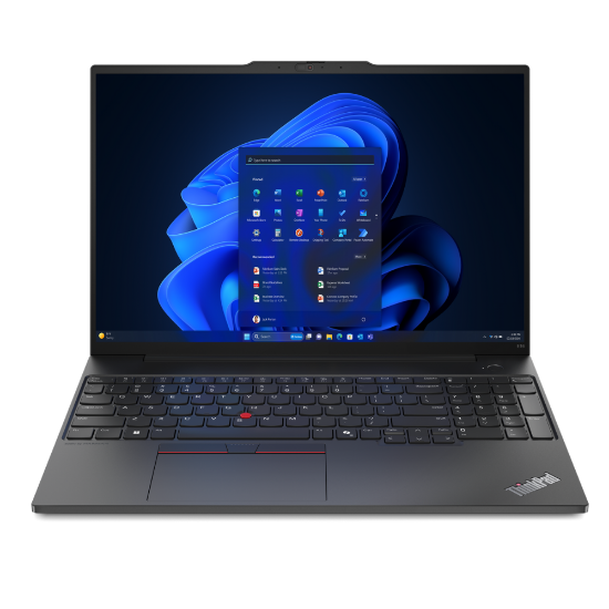 Picture of Lenovo Laptop ThinkPad E16, Intel Core Ultra 7-155H Processor, 16GB DDR5, 1TB SSD M.2, Intel Arc Graphics, 16-inch WUXGA Display 1920x1200 IPS, Free Dos
