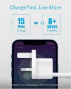 صورة أنكر شاحن باوربورت III بقدرة 20 واط USB C مع كابل C L أبيض