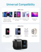 صورة أنكر 323 شاحن مع كابل –  أسود