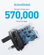 صورة أنكر 323 شاحن مع كابل –  أسود