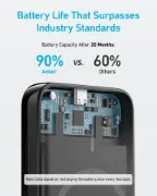 Picture of Anker 321 MagGo Battery – 5000mAh, USB-C 12W, Wireless 5/7.5W, Black