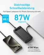 صورة أنكر باور بانك 20000مللي أمبير 87 واط