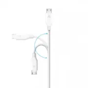 صورة أنكر كابل PowerLine مايكرو USB إلى USB-A – 6ft – أبيض