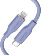 Picture of Anker - Cable - PowerLine III Flow - USB-C to Lightning - 3ft - Purper