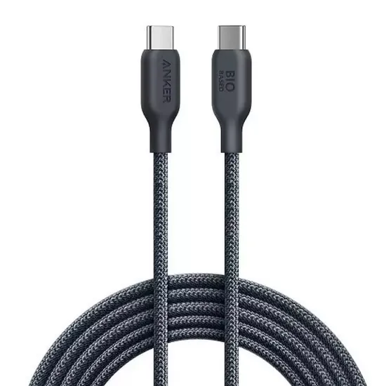 صورة أنكر كابل USB-C إلى USB-C – 240W – 6ft – أسود