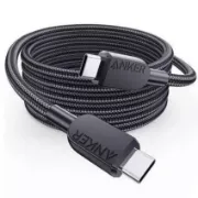صورة أنكر كابل USB-C إلى USB-C – 240W – 6ft – أسود