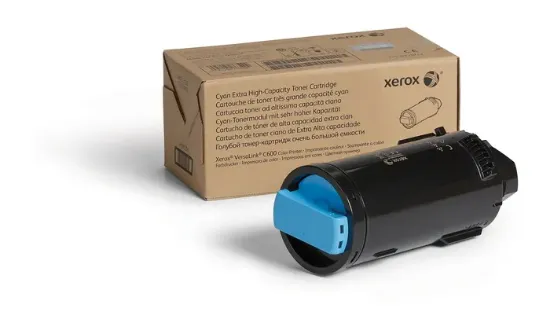 Picture of Xerox C600, Extra High Capacity Cyan Print Cartridge (16,800 pages) (Only for C600, and not applicable for C605)