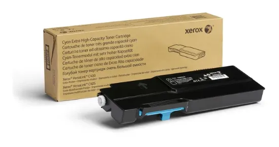 Picture of Xerox C400, C405, Extra High Capacity Cyan Print Cartridge (8,000 pages)
