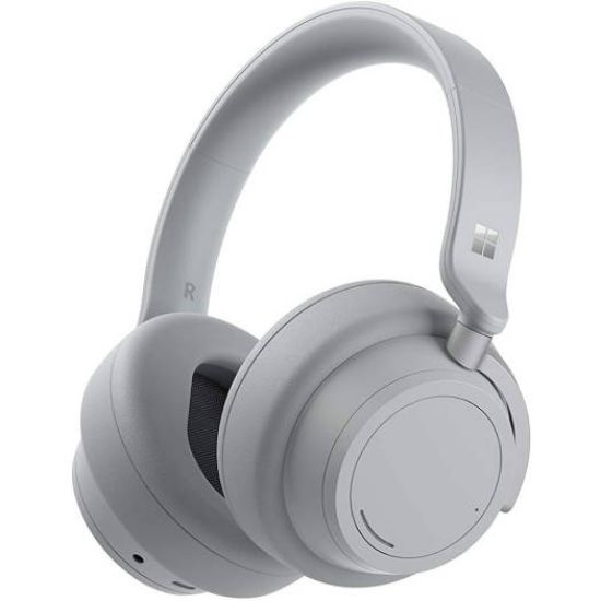 Picture of Microsoft Surface Headphones 2 Bluetooth, Omnisonic sound, active noise cancellation 13 levels, Dual mics,battery life up to 18.5 hours, Ultra-comfortable ear pads  QXL-00023- Light Gray
