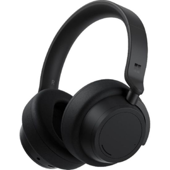 Picture of Microsoft Surface Headphones 2 Bluetooth, Omnisonic sound, active noise cancellation 13 levels, Dual mics,battery life up to 18.5 hours, Ultra-comfortable ear pads QXL-00024 - Matte Black