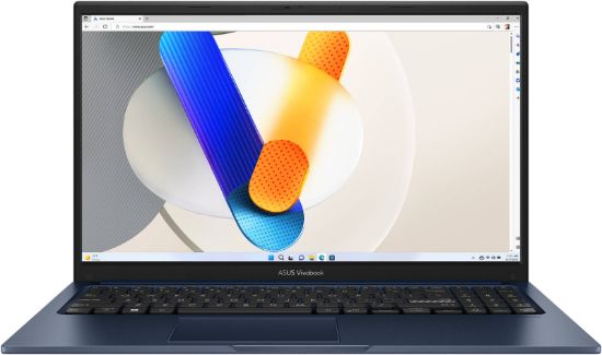 Picture of Asus Vivobook Intel Core i7-1355U Processor, 16GB RAM, 512GB SSD M.2, Intel Iris Xe Graphics, 15.6-inch FHD 1920x1080, Free DOS-Quiet Blue