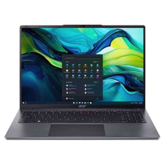 Picture of Acer Aspire Lite AL16, Intel Core i5-1235U Processor, 8GB RAM, 512GB SSD M.2, Intel UHD Graphics, 16-Inch WUXGA 1920x1200, Free DOS- Steel Gray