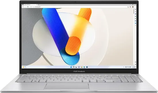 Picture of Laptop Asus Vivobook X1504VA-NJ104 Intel Core i5-1335U Processor, 8GB Ram, 512GB SSD M.2 , Intel Iris XeGraphics,15.6-inch FHD Display 1920x1080, Free Dos - 1B-QUIET Silver