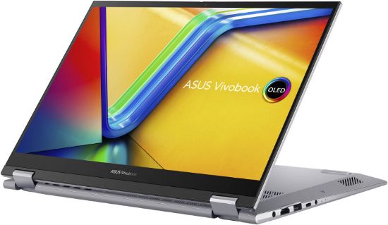 Picture of Asus VivoBook Flip, i9-13900H, 16GB RAM, 1TB SSD PCIe, 14" WUXGA Display, Illuminated Chiclet Keyboard, Win11 - Transparent Silver