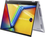 Picture of Asus VivoBook Flip, i9-13900H, 16GB RAM, 1TB SSD PCIe, 14" WUXGA Display, Illuminated Chiclet Keyboard, Win11 - Transparent Silver