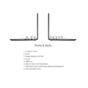 Picture of Laptop Dell Latitude 3450 Intel Core i7-1355U Processor, 8GB Ram, 512GB SSD M.2, Intel UHD Graphics, 14-inch Full HD Display 1920x1080, Free Dos - Black