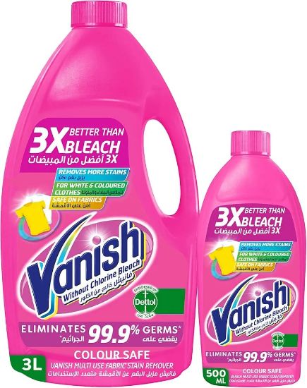 Picture of Vanish Liquid 3L + 500ml Pink - Pack of 4