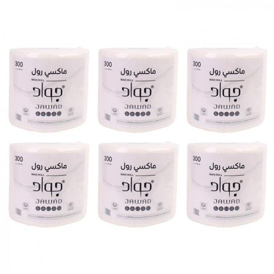 Picture of Jawad Max tissue roll 6x300m 6 pcs