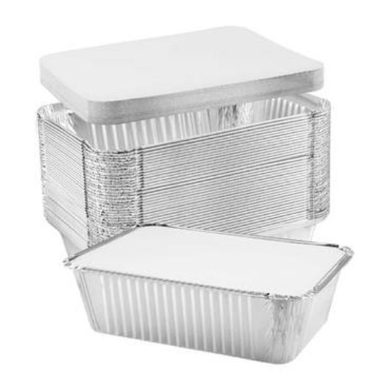Picture of Aluminum Foil Containers With Lid – 800 Pieces