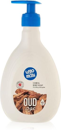Picture of Mobi hand & body soap oud. Musk 450ml