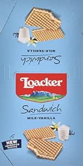Picture of Loacker Vanilla wafer sandwich 25x25g