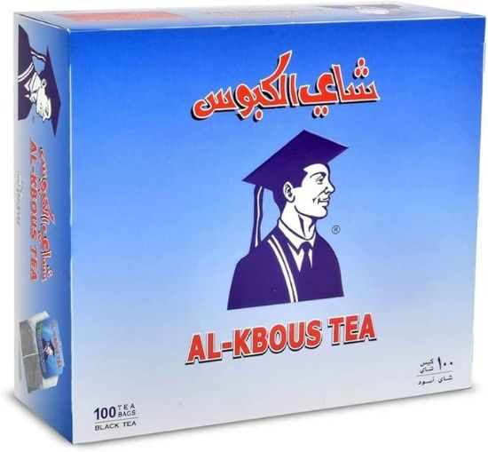 Picture of Al-Kbous black tea tes of 100 tea bags