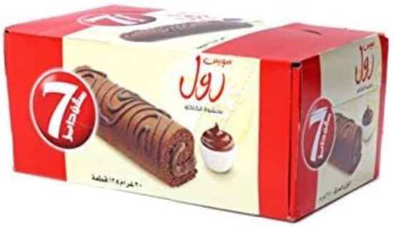 Picture of 7days Swiss roll cocoa 20g pack