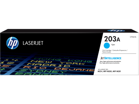 صورة حبر ليزر HP 203A ازرق