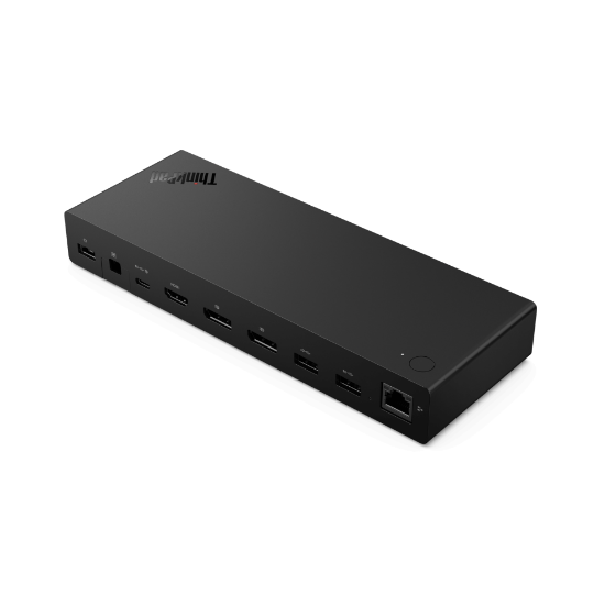 صورة لينوفو قاعدة توصيل ThinkPad USB4 Dock 5000 مع شاحن 100 واط
