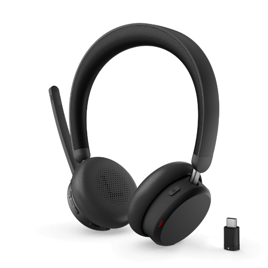 صورة لينوفو سماعة رأس لاسلكية Dual-Mode ANC Headset 6550