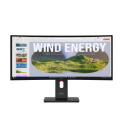 صورة شاشة لينوفو ThinkVision T34WD-40 منحنية Ultrawide مقاس 34 بوصة QHD 120Hz