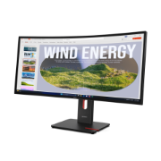 صورة شاشة لينوفو ThinkVision T34WD-40 منحنية Ultrawide مقاس 34 بوصة QHD 120Hz