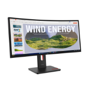 صورة شاشة لينوفو ThinkVision T34WD-40 منحنية Ultrawide مقاس 34 بوصة QHD 120Hz