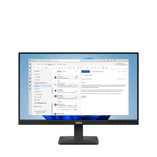 صورة شاشة لينوفو ThinkVision S24-4e مقاس 23.8 بوصة FHD IPS 100Hz