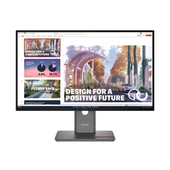 صورة شاشة لينوفو ThinkVision P27QD-40 مقاس 27 بوصة QHD IPS 120Hz مع تقنية Eyesafe