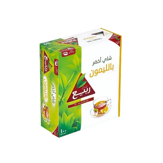 صورة شاي الربيع أخضر ليمون 100 كيس