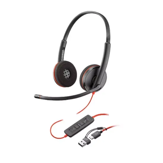 Picture of Poly Blackwire C3225 Stereo Headset USB-C/A & 3.5 mm